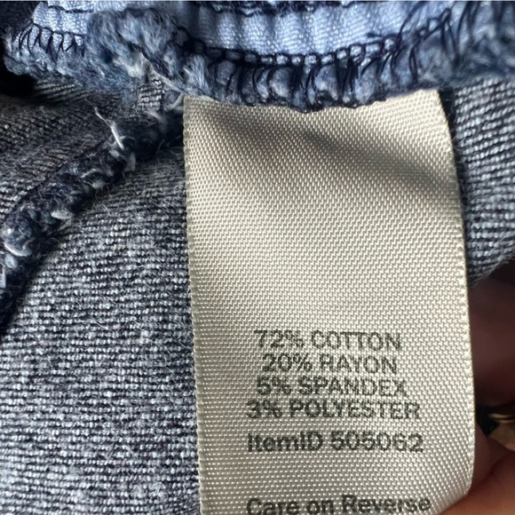 NWT L.L. Bean Super Stretch Slim Jeans Straight Leg Dark Indigo Women's size 14 - Picture 6 of 10